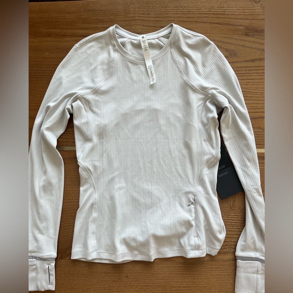 Lululemon It’s rulu run ribbed long sleeve shirt